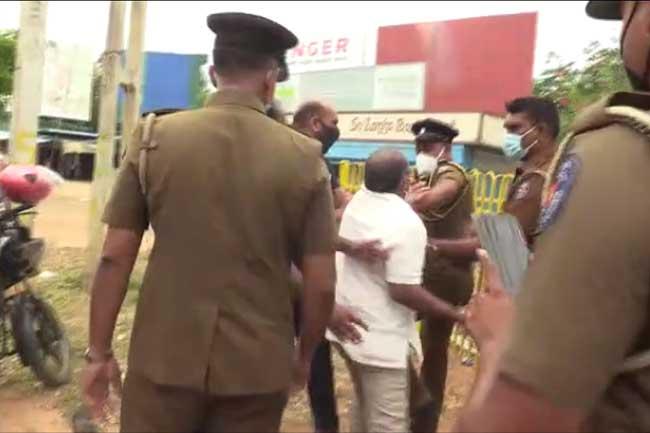 TNPF MP Selvarasa Gajendran released on police bail
