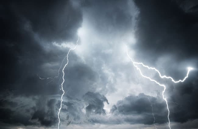 Weather advisory issued for severe lightning