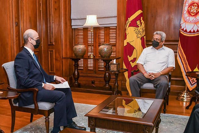 Outgoing Egyptian Ambassador calls on President