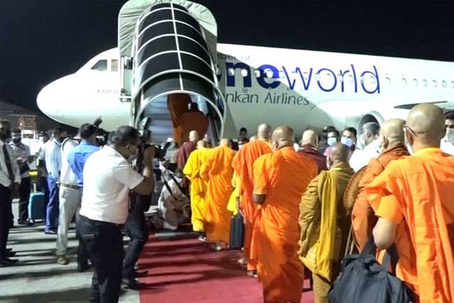 Sri Lanka sends inaugural flight to India’s Kushinagar International Airport