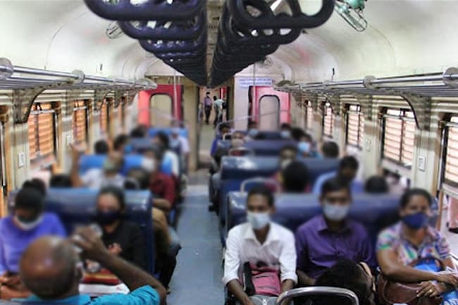 Announcement on resumption of train services