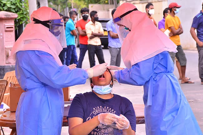 Sri Lanka reports 433 new Covid-19 cases and 18 deaths