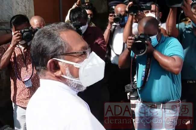 Fr. Cyril Gamini arrives at CID for the third day
