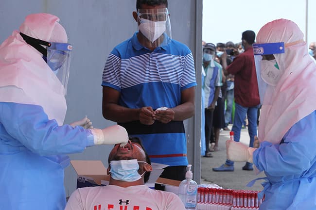 Daily coronavirus infections count climbs to 744