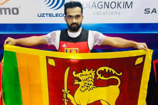 Thilanka Palangasinghe clinches bronze at Commonwealth Weightlifting Championships