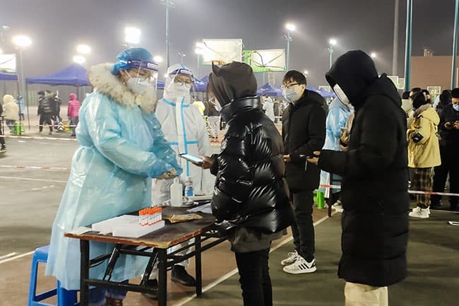 China’s Tianjin begins city-wide testing after local Omicron cases detected