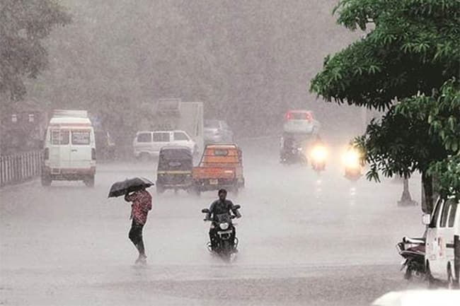 Showers or thundershowers in several provinces after 2pm