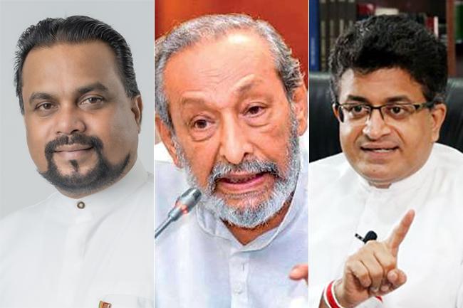Wimal, Gammanpila and Vasudeva to boycott All Party Conference