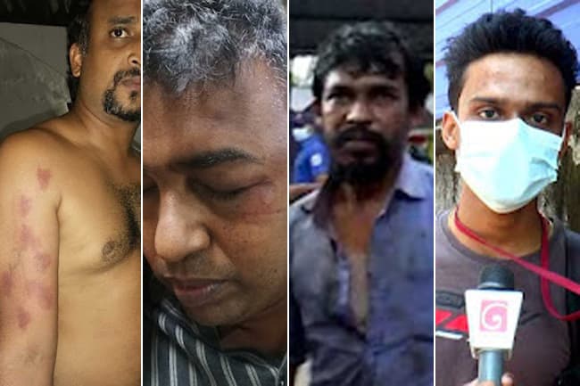 Several journalists including AD reporters injured during Mirihana protest