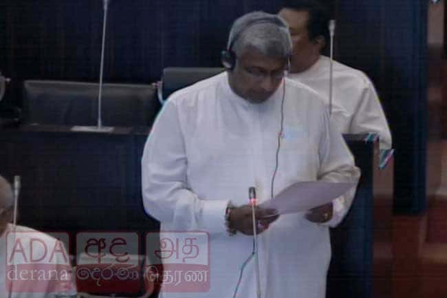 Public Security Minister’s statement in parliament on Rambukkana incident