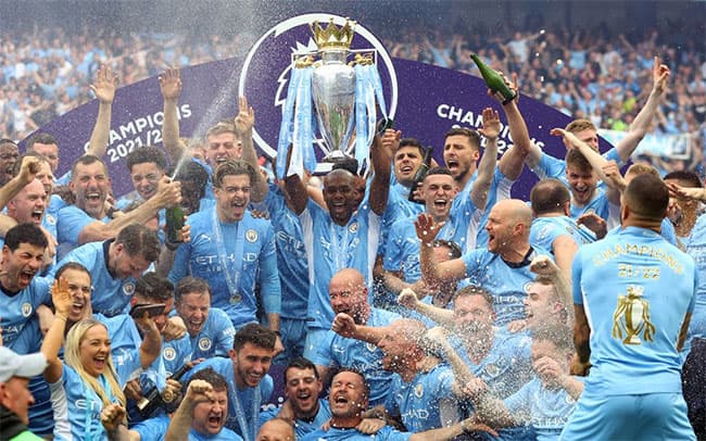 Man City win fourth Premier League in five years on final day