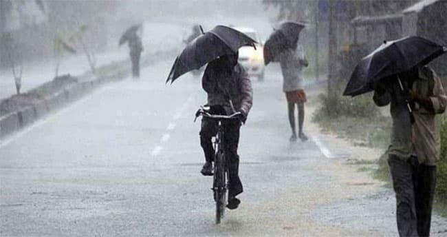 Showers expected in several provinces and districts