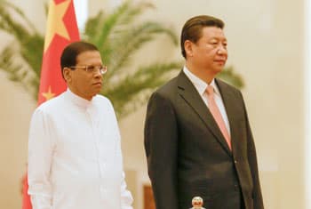 China offers Sri Lanka olive branch and warnings