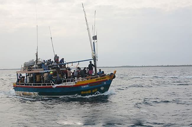 Navy intercepts fishing trawler with 64 persons attempting to illegally migrate