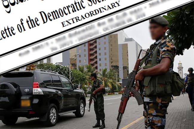 Special gazette issued calling in tri-forces to maintain public order