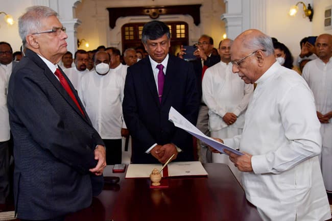 Dinesh Gunawardena sworn in as new Prime Minister