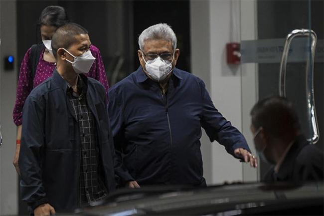 Gotabaya staying in Bangkok, told not to leave hotel for security reasons