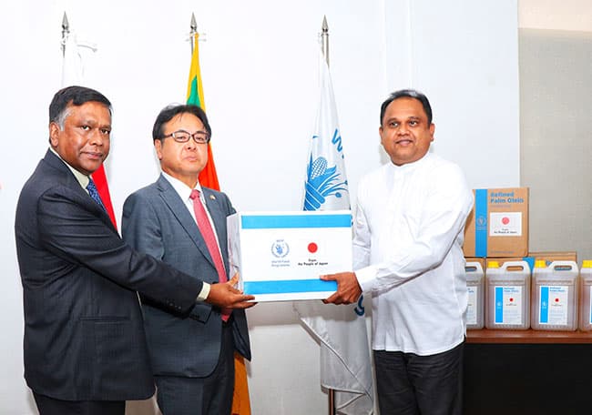 Japan hands over food donation to help Sri Lanka respond to rising food insecurity