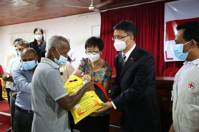 Red Cross Society of China to donate more food packs to Sri Lanka