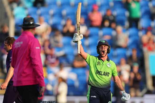 Ireland keep T20 World Cup hopes alive after thrilling defeat of Scotland