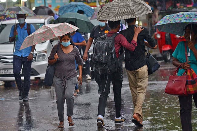 Heavy showers expected in several provinces