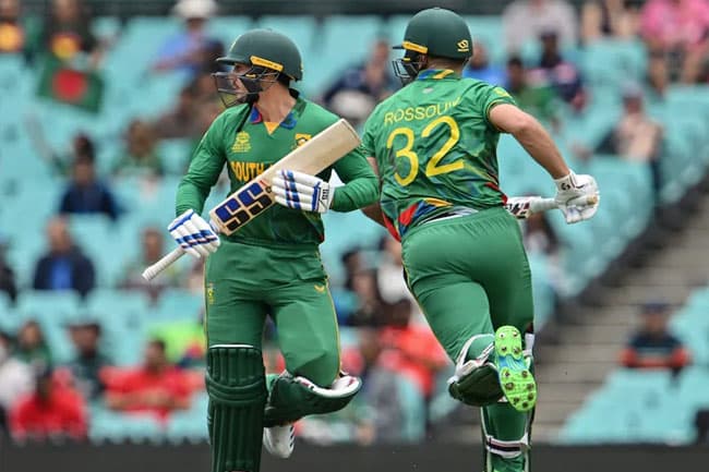 Rossouw’s 109 leads South Africa to big win at T20 World Cup