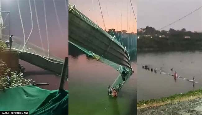 Thirty killed in suspension bridge collapse in India