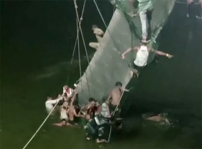 Gujarat bridge collapse: Death toll rises to 60