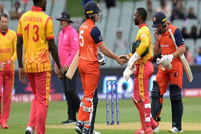 Netherlands cruise to victory and end Zimbabwe’s semi-final hopes