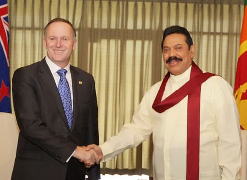 Key talks human rights with Rajapaksa