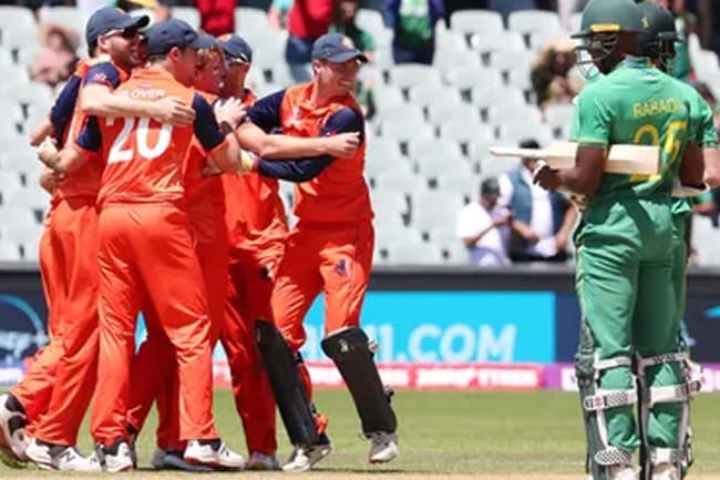 Dutch delight as South Africa crash out of T20 World Cup