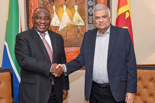 SL, South Africa to further strengthen bilateral ties based on economic cooperation, investment
