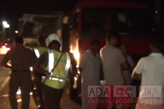 Five apparel factory workers injured in bus-lorry collision