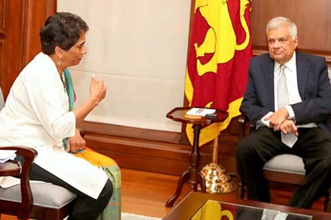 Top UN official Wignaraja discusses reforms, ethnic issues with President