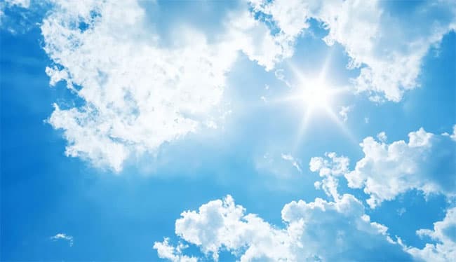 Mainly fair weather expected over the island and sea areas
