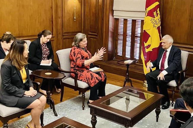 US Under Secretary Victoria Nuland meets President