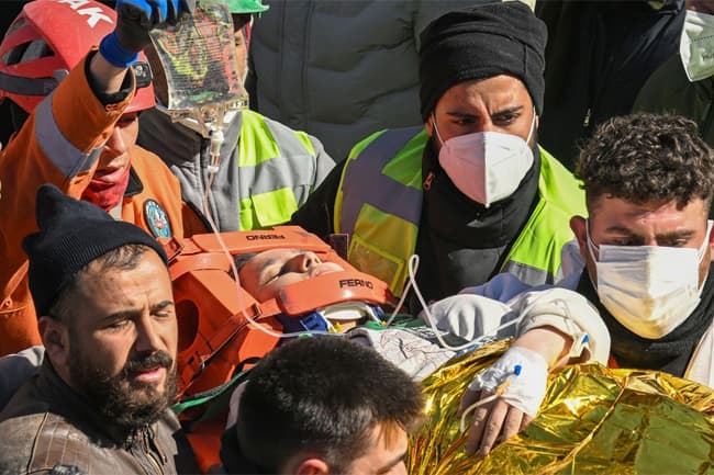 Three survivors pulled alive from rubble in Turkey, more than 248 hours after earthquake