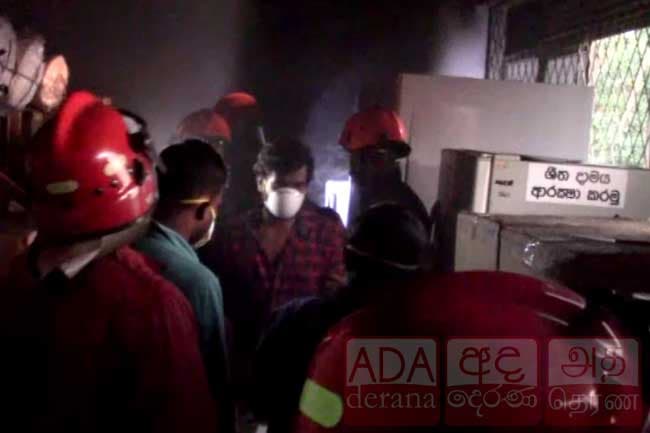 Balapitiya Base Hospital’s medicinal warehouse destroyed in fire