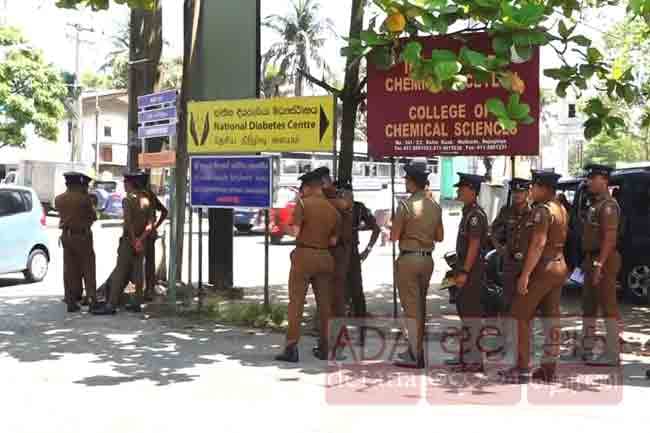 Road leading to Election Commission closed