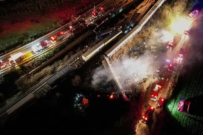 At least 29 dead, dozens injured after two trains collide in Greece