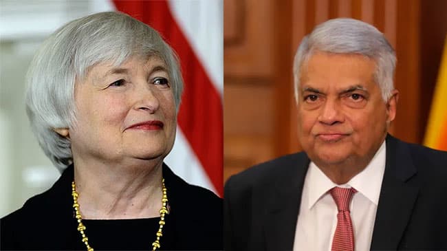US Treasury Secretary expresses support to Sri Lanka’s IMF program