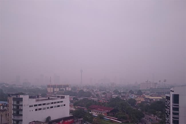 Air quality drops to ‘unhealthy’ level in Colombo