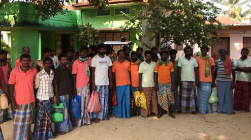 Sri Lanka releases 51 Indian fishermen