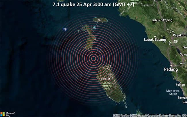 Powerful earthquake jolts western Indonesia; No tsunami threat to Sri Lanka