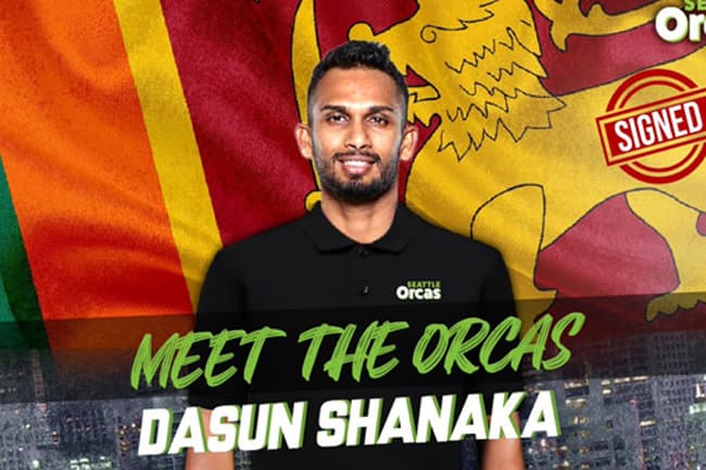 Skipper Dasun Shanaka signs with Seattle Orcas