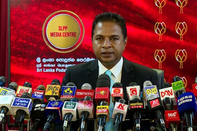 No request made for President to re-appoint Mahinda Rajapaksa as PM - Sagara Kariyawasam