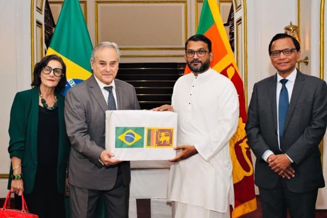 Brazil donates medical supplies to Sri Lanka