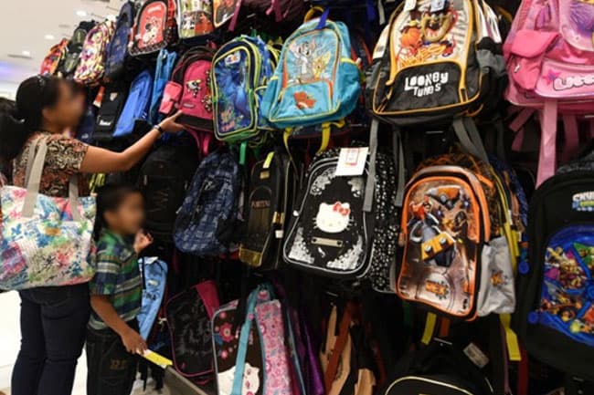 Price of schoolbags and school shoes to be slashed