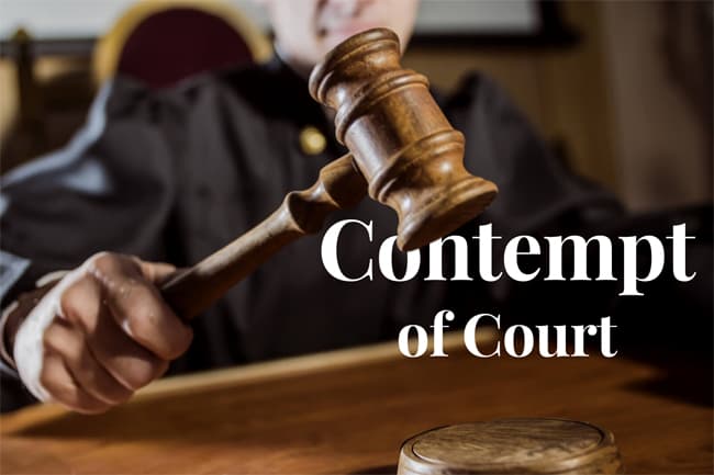 Draft Bill on contempt of court receives Cabinet nod