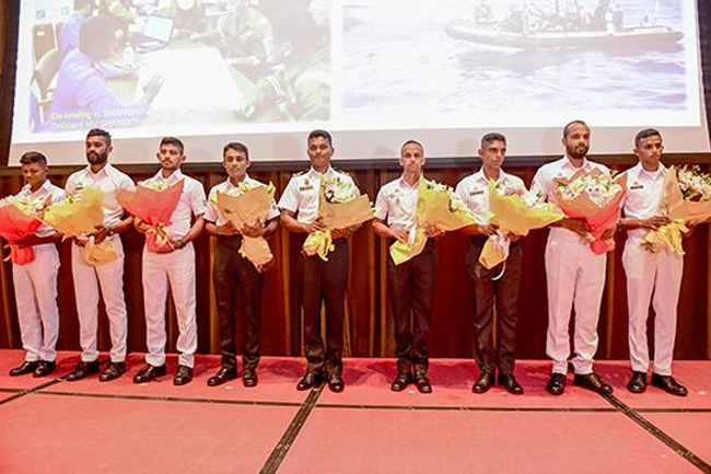 China felicitates Sri Lanka Navy divers of capsized vessel’s rescue operation